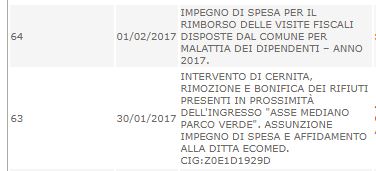 Dimostrazione che al 31 gennaio 2017 non ci può essere nessuna determinazione numero 2