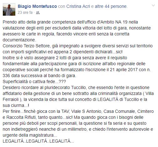 Post di Biagio Monefusco